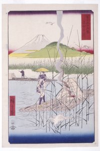 The Sagami River (Sagamigawa) by Ando or Utagawa Hiroshige