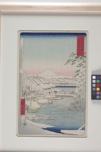 The Sukiya Riverbank in the Eastern Capital by Ando or Utagawa Hiroshige