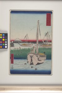 Tsukuda Offing In The Eastern Capital by Ando or Utagawa Hiroshige