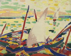 Boats on the Beach at Collioure by Andre Derain