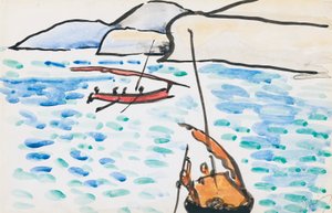 Sailboats by Andre Derain