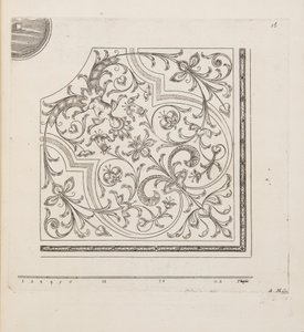 Design for Parterre, from Theatre des Plans et Jardinages, pub. 1652