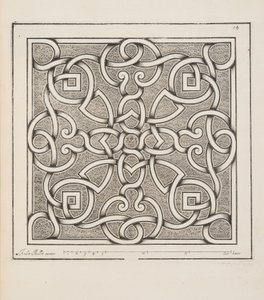 Design for Parterre, from Theatre des Plans et Jardinages, pub.1652