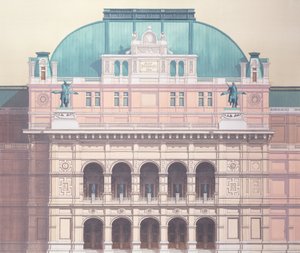 State Opera, Vienna, Austria (detail)