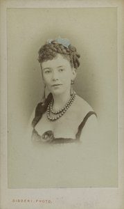 Portrait of Cora Pearl 1836-1886 by Andre Adolphe Eugene Disderi
