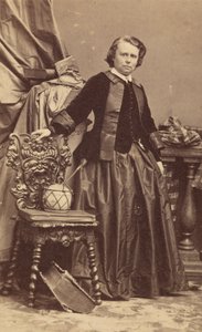 Portrait of Rosa Bonheur 1822-1899, Early 1860s by Andre Adolphe Eugene Disderi