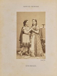 Sœurs Marchisio by Andre Adolphe Eugene Disderi
