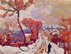 Landscape in the Snow