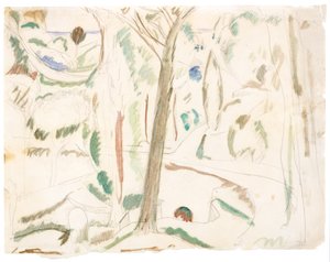 Untitled (study for The Turning Road), c.1906 by Andre Derain