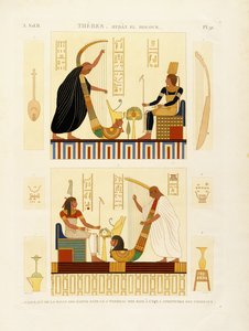 Thebes, Byban el Molouk, c.1809-1812 by Andre Dutertre