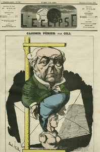 Auguste Casimir Perier (1811-1876), French politician. Cover in L