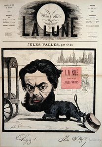 Caricature of Jules Valles Cover Illustration from 