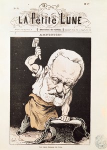 Caricature of Victor Hugo (1802-85) from the Front Cover of 