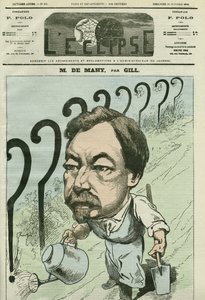 Cartoon by Francois Cesaire de Mahy (1830-1906), French Doctor, Journalist and Politician. Cover in L