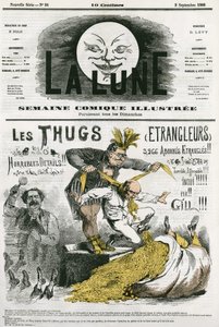Cartoon of the Thugs by Andre Gill