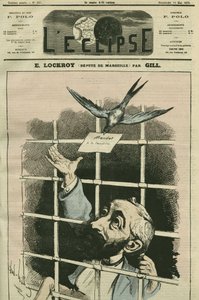 Edouard Simon Lockroy (1838-1913), French politician, depute of Marseille. Cover in L