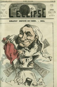 Jean Girault (1825-1909), French miller and politician. Cover in L
