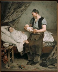 The Newborn by Andre Gill