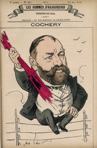 Portrait of Adolphe Cochery by Andre Gill