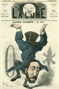 Portrait of Alfred Darimon, French politician by Andre Gill