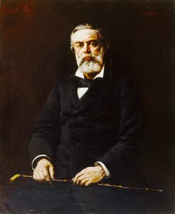 Portrait of Jules Vallès 1832-1885, 1881 by Andre Gill
