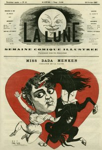 Portrait of Miss Adah-Isaacs Menken, singer at the theatre de la Gaite in Paris
