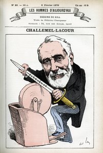 Portrait of Paul-Armand Challemel-Lacour by Andre Gill