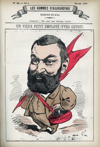 Portrait of Yves Guyot by Andre Gill