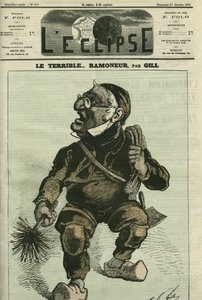 The terrible chimney chimney, Adolphe Thiers, French historian and statesman. Cover in L