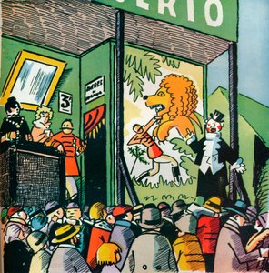 Illustration by Andre Helle from Fables de la Fontaine, 1922, 1929 by Andre Helle