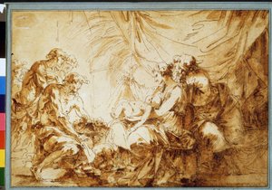 The Adoration of the Christ Child by Andre Jean Lebrun