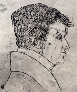 Self-portrait of Andre-Marie Ampere by Andre Marie Ampere