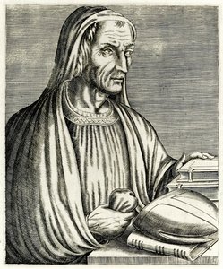 Gregory of Tours from True Portraits by André Thévet published in 1594