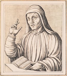 Portrait of Alcuin by Andre Thevet