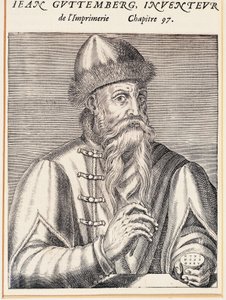Portrait of Johann Gutenberg