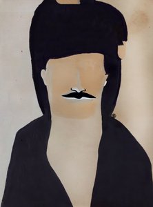 Abstract Man with Mustache by André Viana
