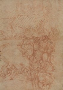 The Battle of Spoleto by Andrea (1539-1614) Vicentino