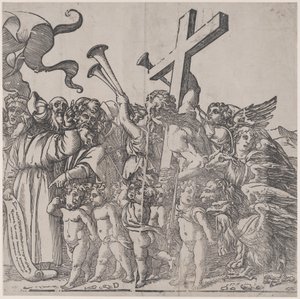 Section D: Angels Sounding Trumpets etc, from The Triumph of Christ by Andrea Andreani