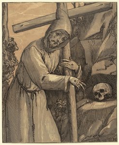 Saint Francis of Assisi by Andrea Andreani, after Alessandro Casolani