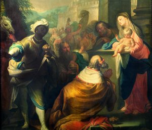 The Adoration of the Magi (detail) by Andrea Casali