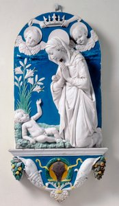 Madonna of the Lilies, Adoration of the Child