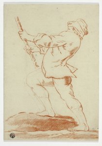 Boy Holding Staff