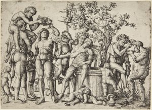 Bacchanal by Andrea Mantegna