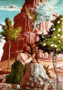 Christ Prays in the Garden of Olives (detail) by Andrea Mantegna