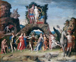 Parnassus by Andrea Mantegna
