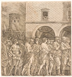 The Roman Senate Follows a Triumph by Andrea Mantegna