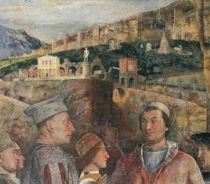 Detail of fresco in Bridal Chamber