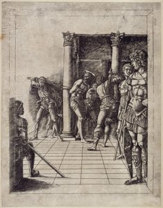 The Scourging of Christ (with the Tiled Floor) by Andrea Mantegna