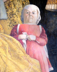 Dwarf of Court (detail) by Andrea Mantegna