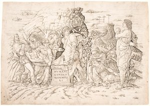 The Burial by Andrea Mantegna